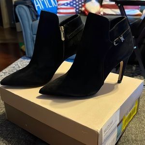 Black suede heels by Sam Edelman.  Size 6 and brand new.